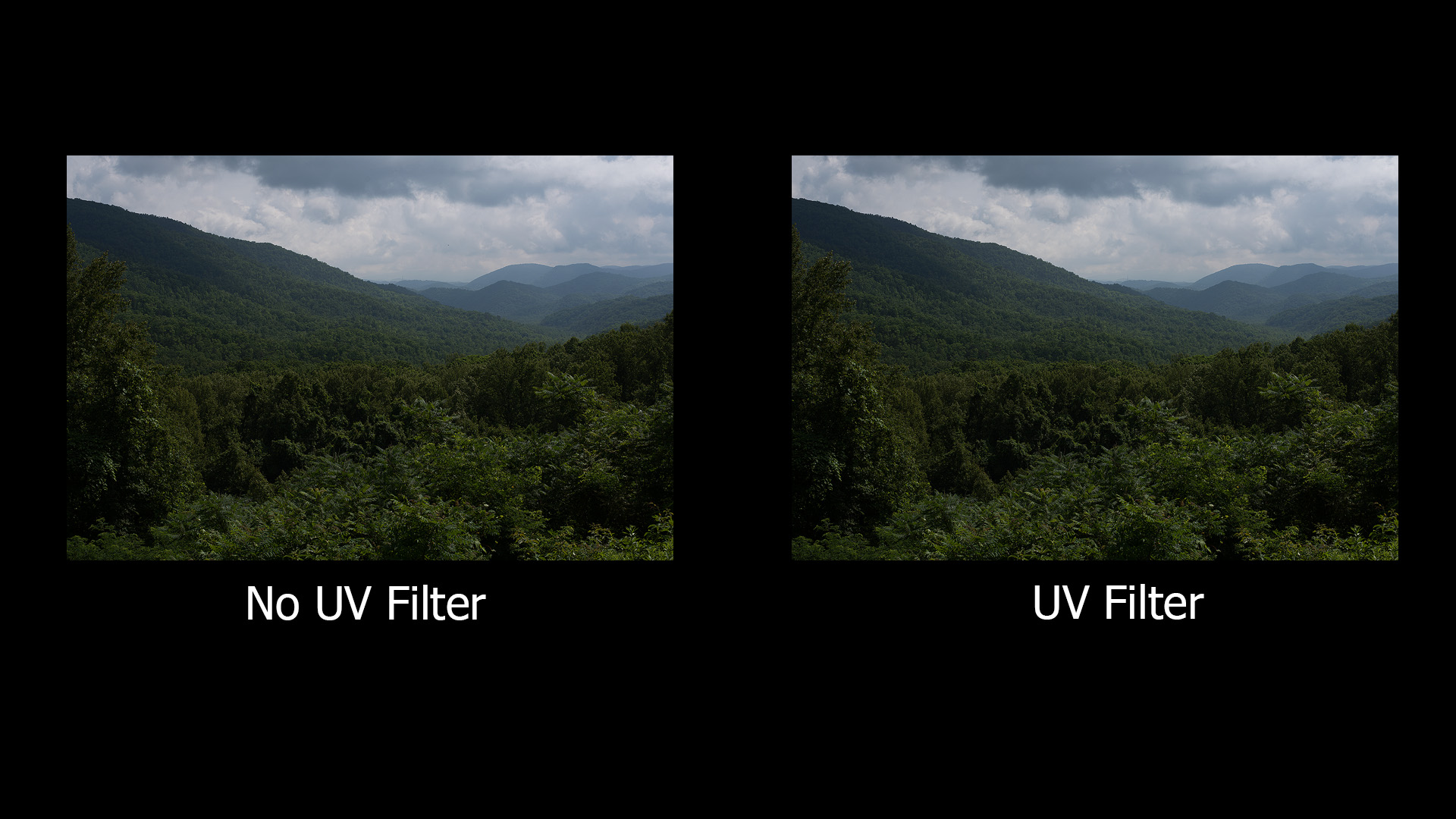 uv vs non-uv color comparison