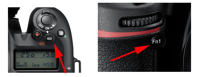 nikon d7500 controls