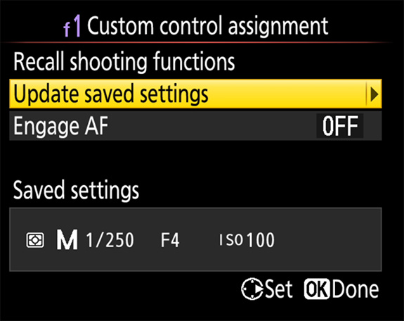 D500 TIPS - Custom Control Assignments