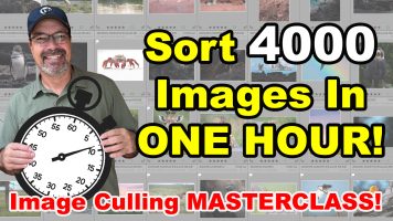Sort And Cull 4000 Images An Hour! Masterclass!