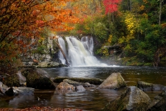 Abrams Falls In Autumn