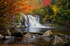 Abrams Falls, Smoky Mountains National Park near Townsend TN US. (c) Steve Perry