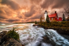Story Sunrise At Eagle Harbor Lighthouse