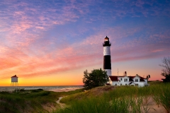 Little Sable Lighthouse At Twilight