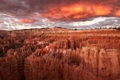 Red Clouds Over Bryce