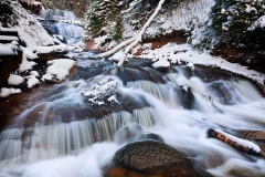 Sable Falls In Winter