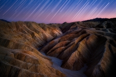 Star Trails Over Golden Canyon